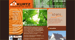 Desktop Screenshot of charpentes-kurtz.com