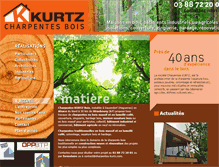 Tablet Screenshot of charpentes-kurtz.com